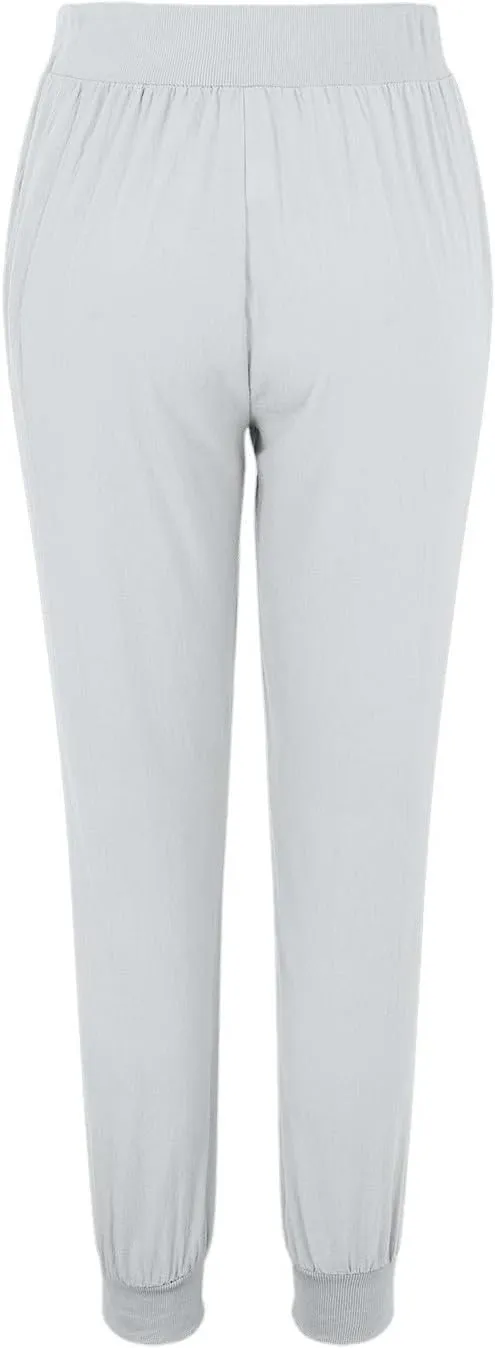 Linen Pants Women Ladies Loose Summer Casual Boho Straight Leg Solid Color High Waisted Linen Pants Plus Size Ankle Trousers