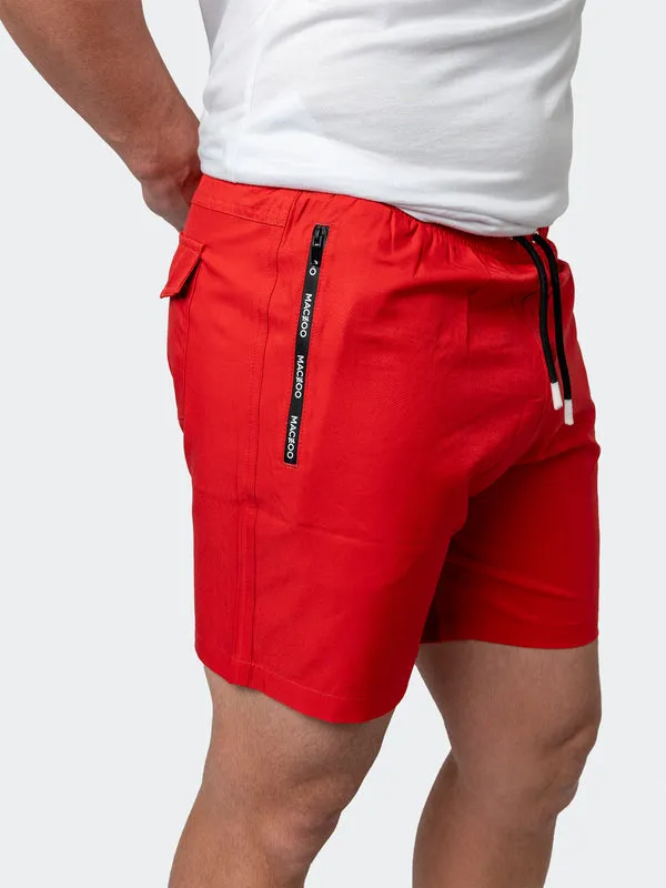 Maceoo Swim | Swim Lion Solid Red