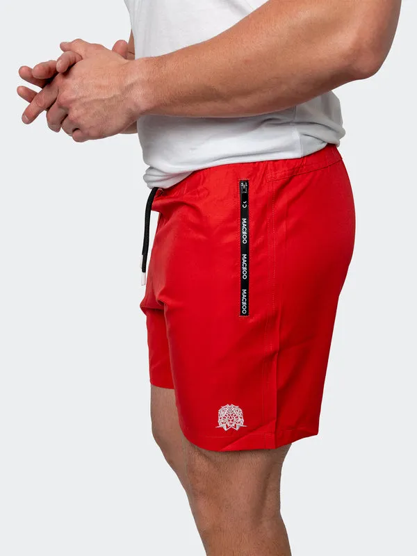 Maceoo Swim | Swim Lion Solid Red