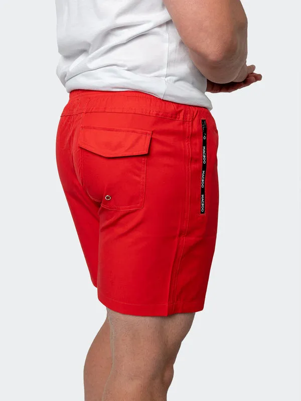 Maceoo Swim | Swim Lion Solid Red