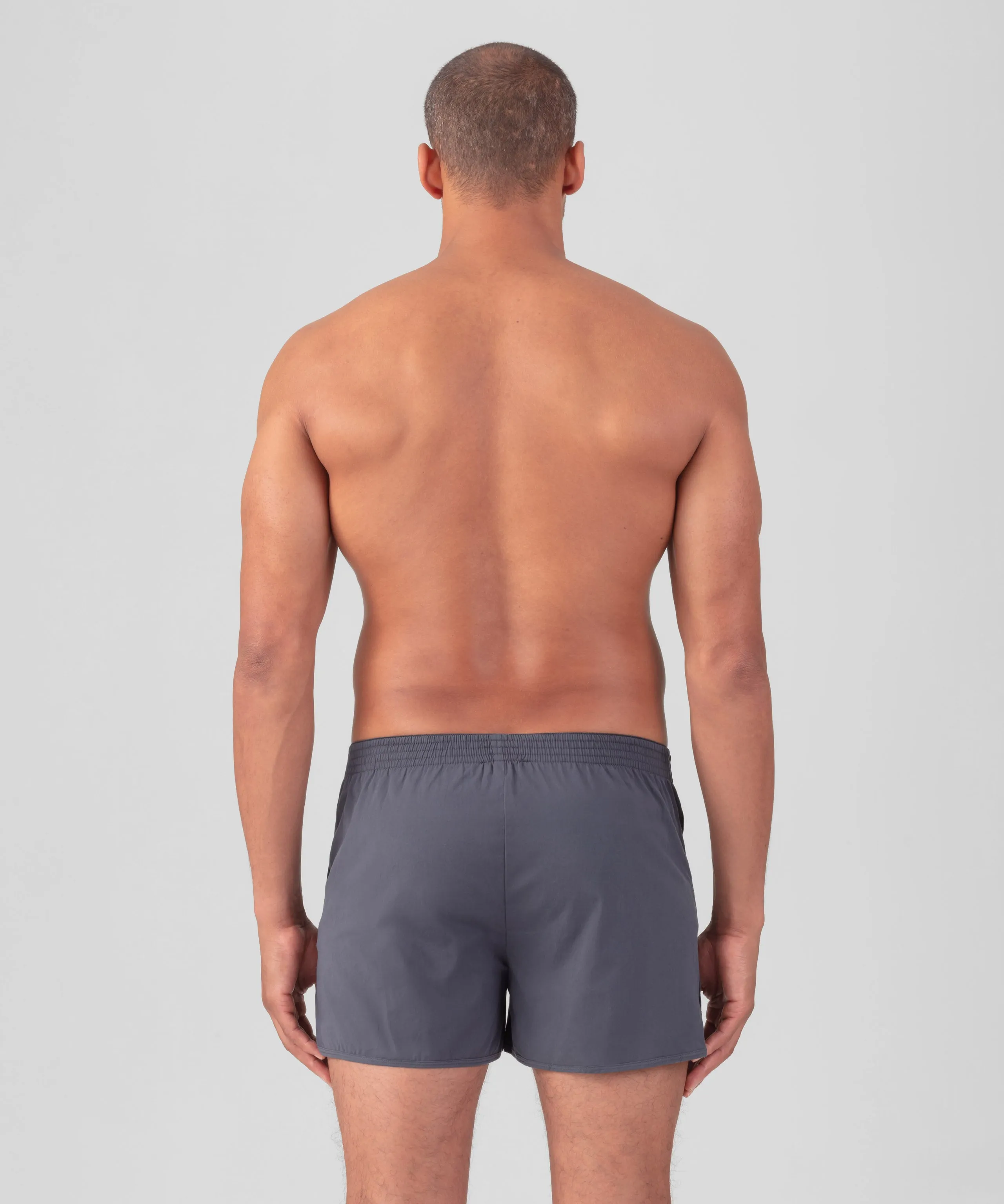 Marathon Boxer Shorts: Lava Grey