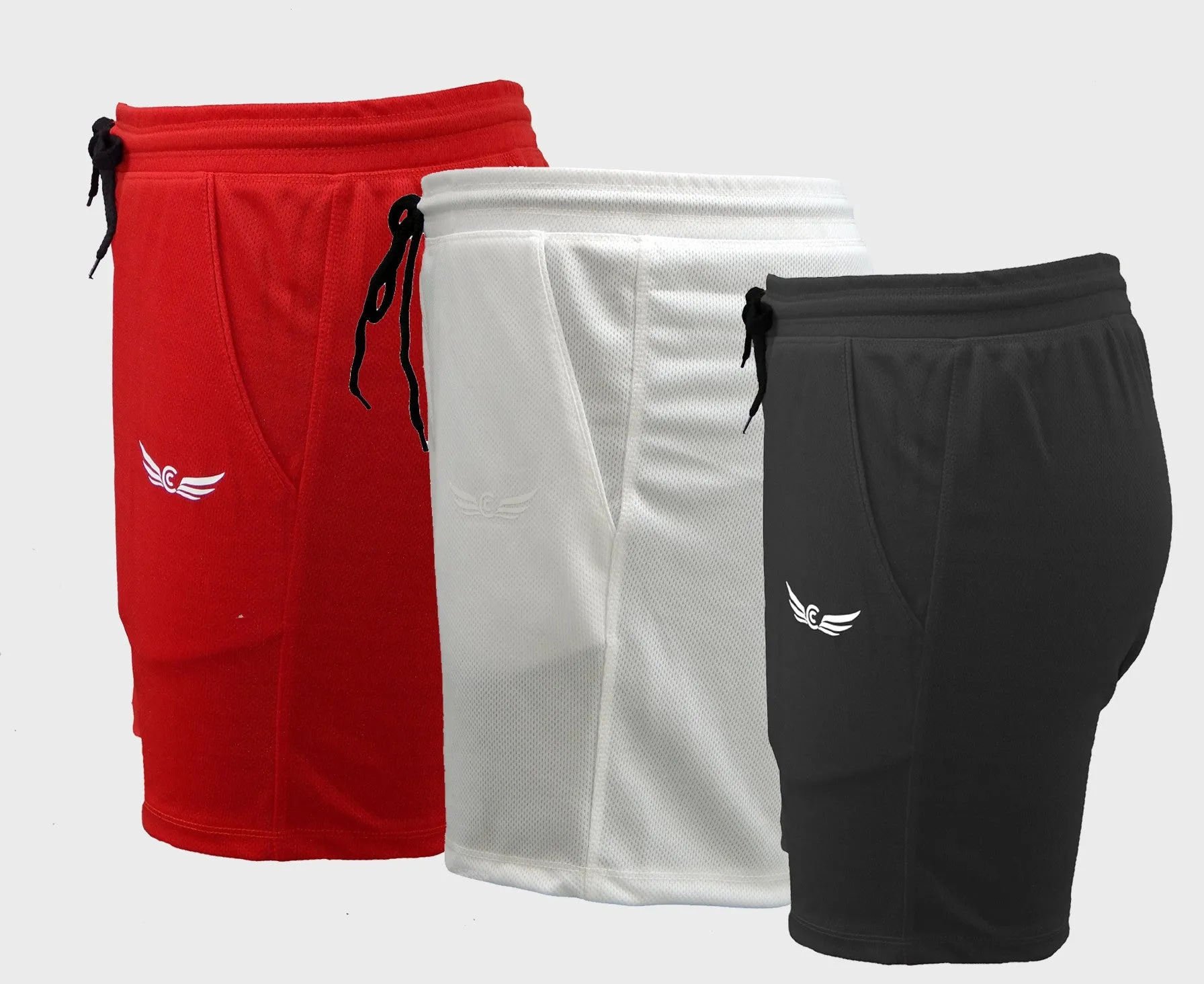 Men Shorts (Red |Black |White) (Pack of 3)