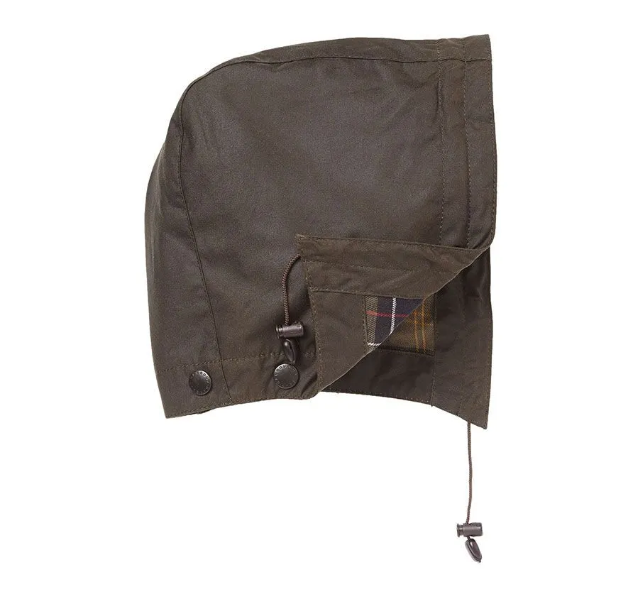MENS BARBOUR SYLKOIL HOOD - OLIVE