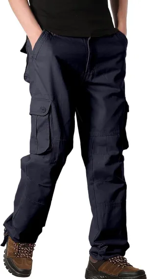Mens Cargo Pants Casual Pantaln para Hombre De Moda Work Pants for Men Cargo Big Men's Sweatpants Drawstring Pant