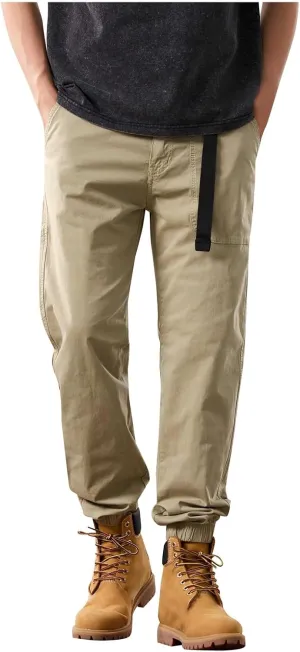 Men's Cargo Pants Hiking Pants for Men Lightweight Slim-Fit Flex Work Pants for Men