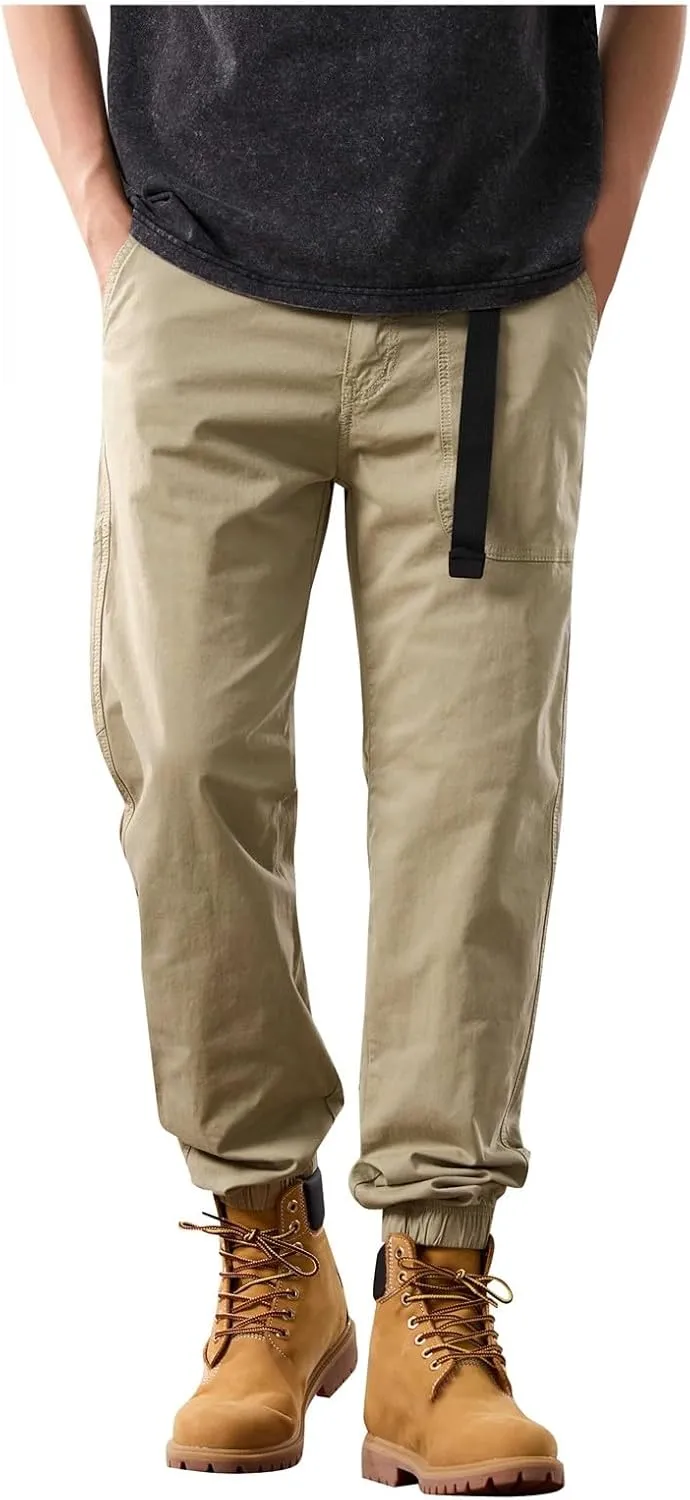 Men's Cargo Pants Hiking Pants for Men Lightweight Slim-Fit Flex Work Pants for Men