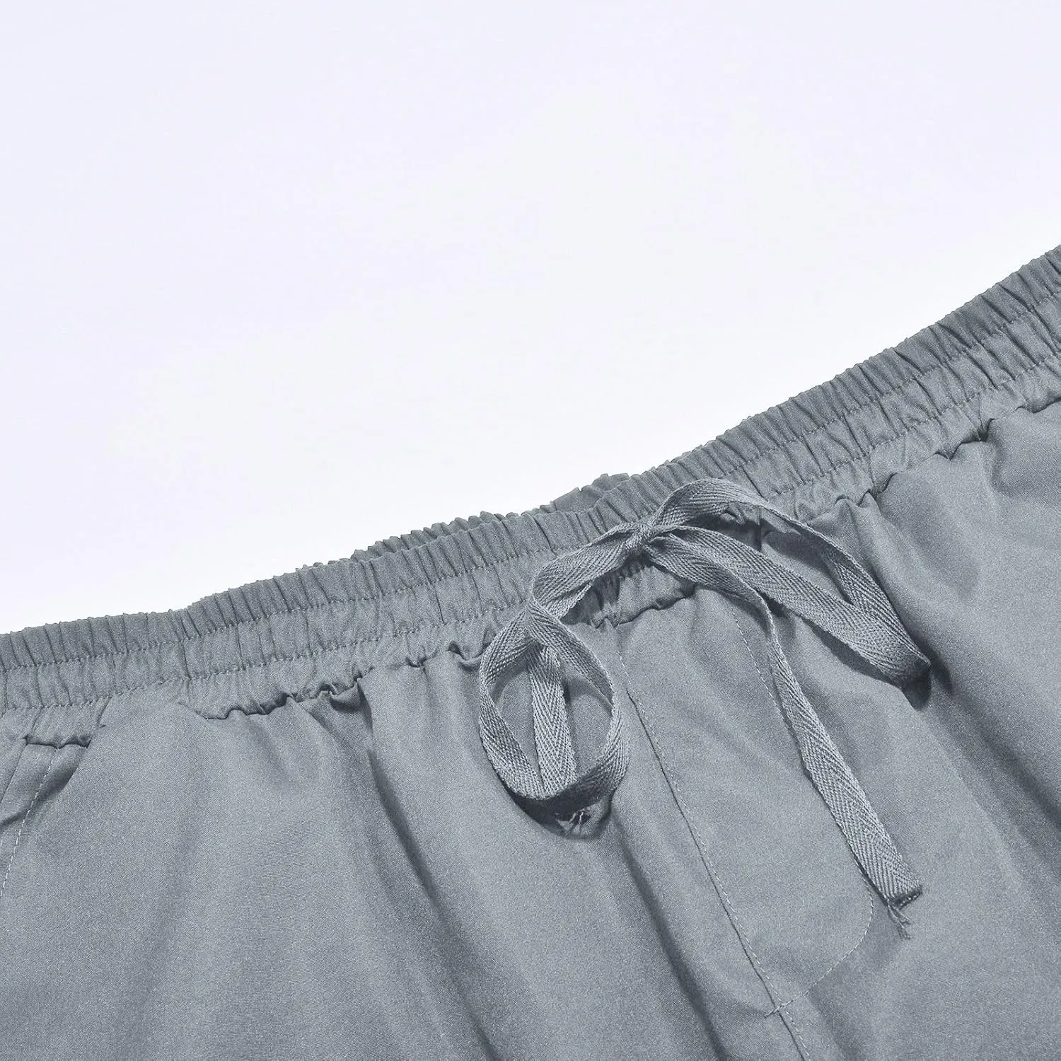 Men's Cargo Pants with Pockets Hat Multi Woven Pocket Foot Rope Solid Pants Gear Men's Hiking Tactical Sweatpants
