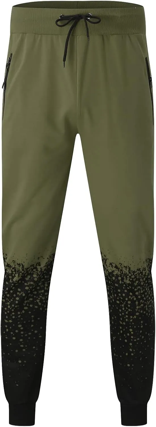 Men's Cargo Sweatpants Pockets Fleece Sweatpants for Men Women Letter Print Elastic Waist Jogger Pant Hip Hop Running