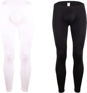 Mens Compression Long Pants Skinny Sports Trousers Workout Fitness Gym Leggings