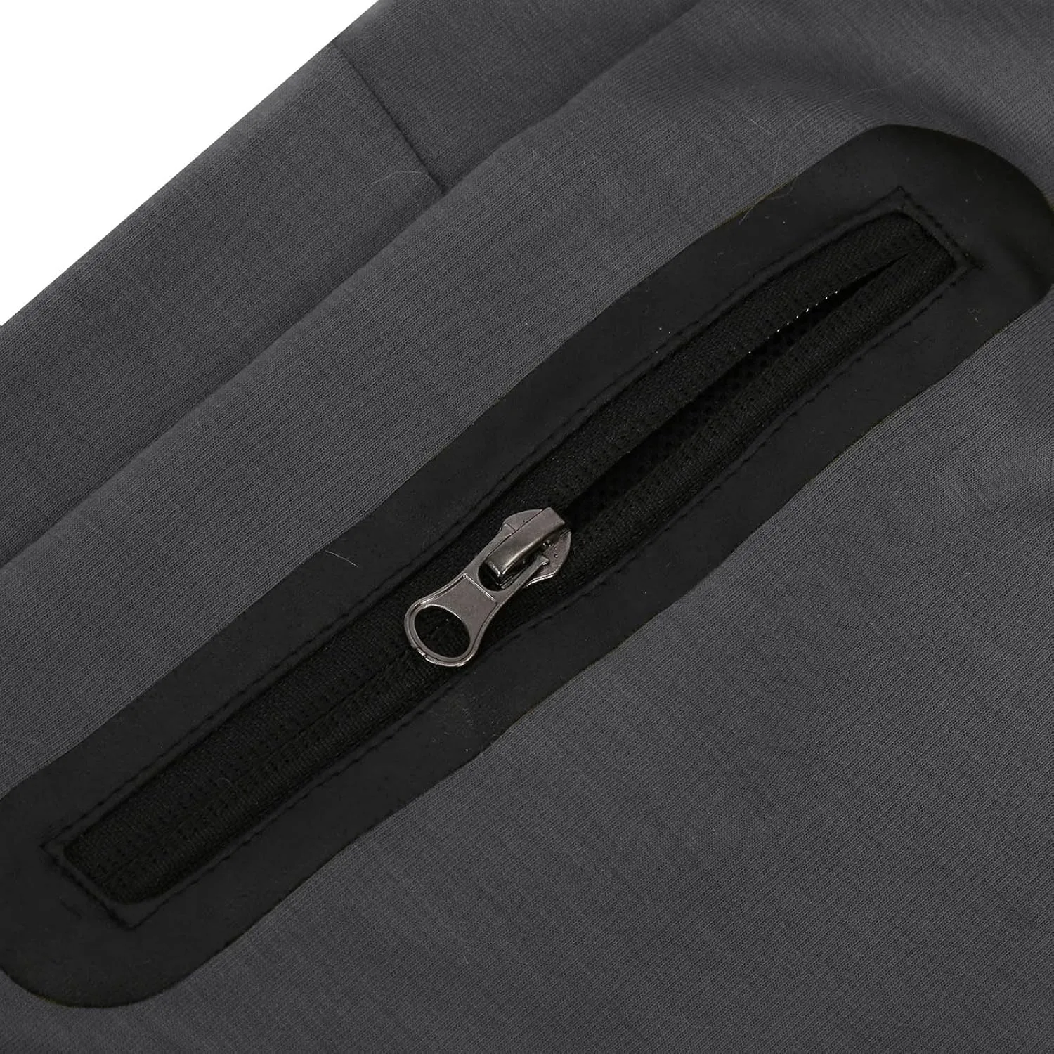 Men's Elastic Waist Hiking Pants Lightweight Outdoor Sweatpants with Zipper Pockets Casual Slim Fit Athletic Joggers