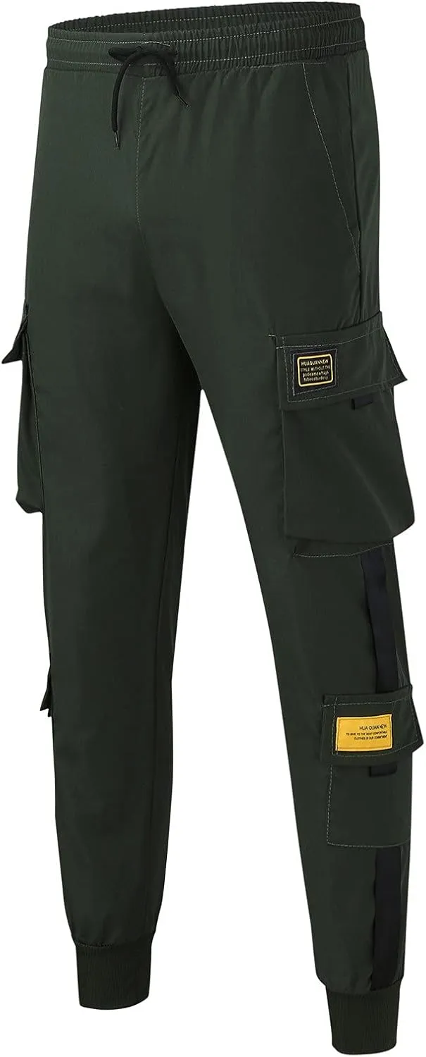 Mens Hiking Outdoor Recreation Pants Jogger Pants Men's Club Sweatpants Stretch Elastic Running Athletic Cargo Sports