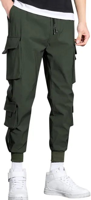 Mens Hiking Outdoor Recreation Pants Jogger Pants Men's Club Sweatpants Stretch Elastic Running Athletic Cargo Sports