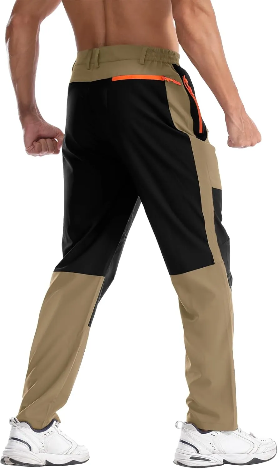Men's Hiking Pants Lightweight Cargo Pants Quick Dry Water Resistant Outdoor Pants for Work Fishing Climbing