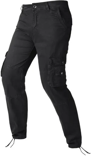 Men's Hiking Tactical Pants Cotton Outdoor Military Combat Cargo Pants Lightweight Slim Fit Slacks Tapered Trousers
