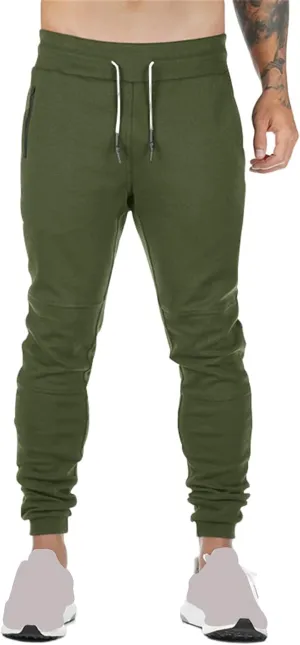 Mens Lightweight Athletic Pants Joggers Slim Fit Stretch Pant Workout Gym Sweatpants Casual Drawstring Trousers 2025