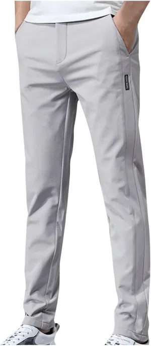 Mens Sweatpants Slim Fit Breathable Quickly-Dry Running Hiking Golf Pants Lightweight Casual Athletic Work Trousers