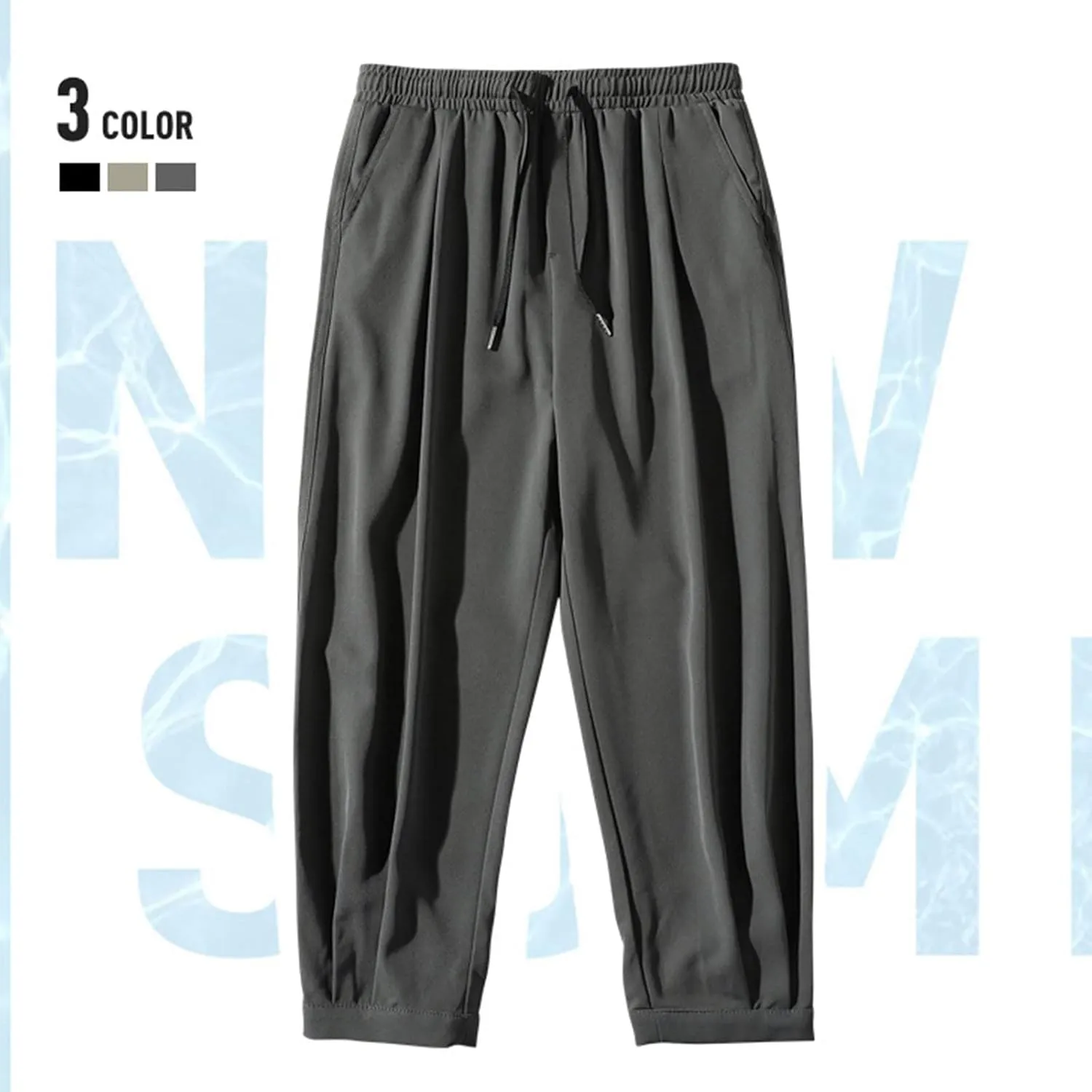 Mens Sweatpants with Pockets Big and Tall Baggy Jogger Sweatpants Lounge Pants Athletic Pants Baggy High Waisted Open