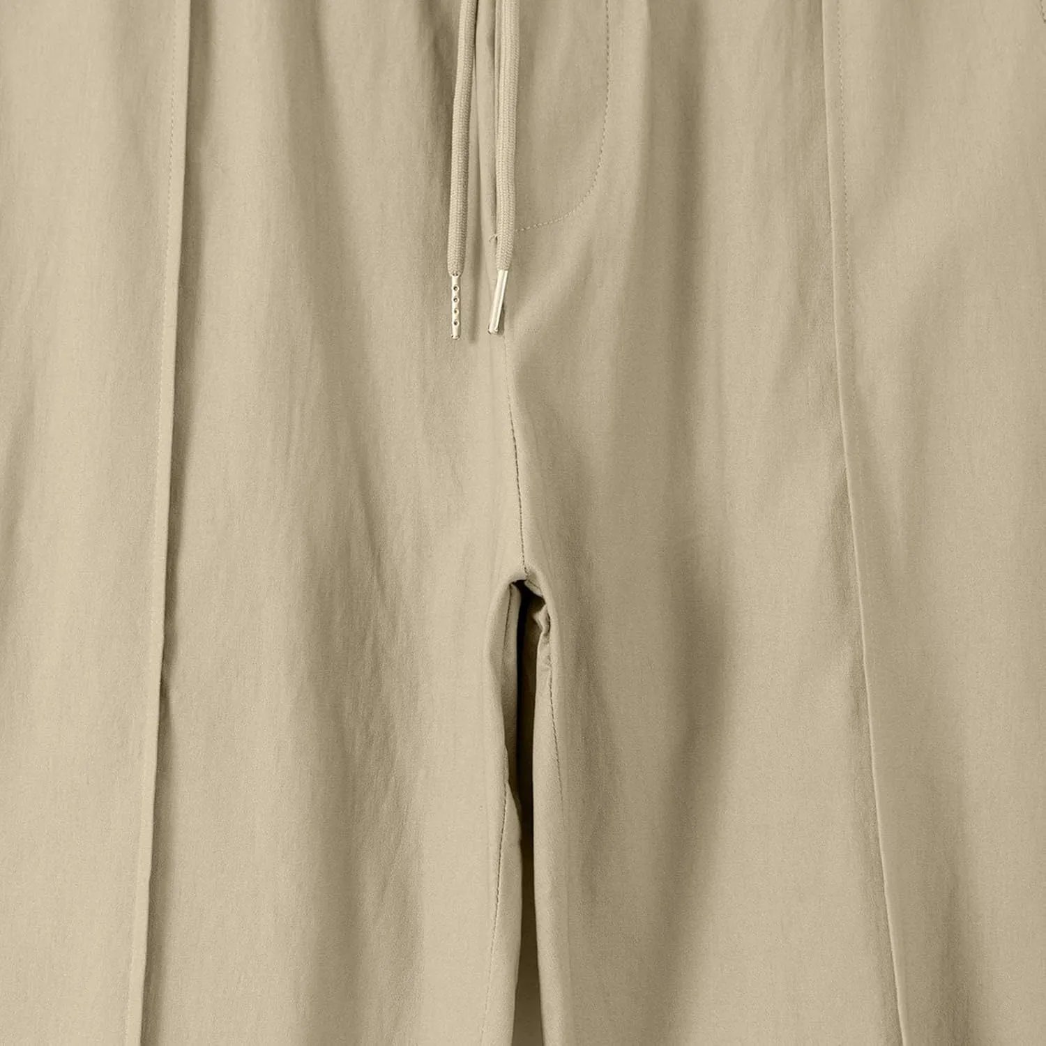 Men's Twill Jogger Pants Elastic Waist Drawstring Chino Pants Slim Fit Casual Dress Trousers with Pockets