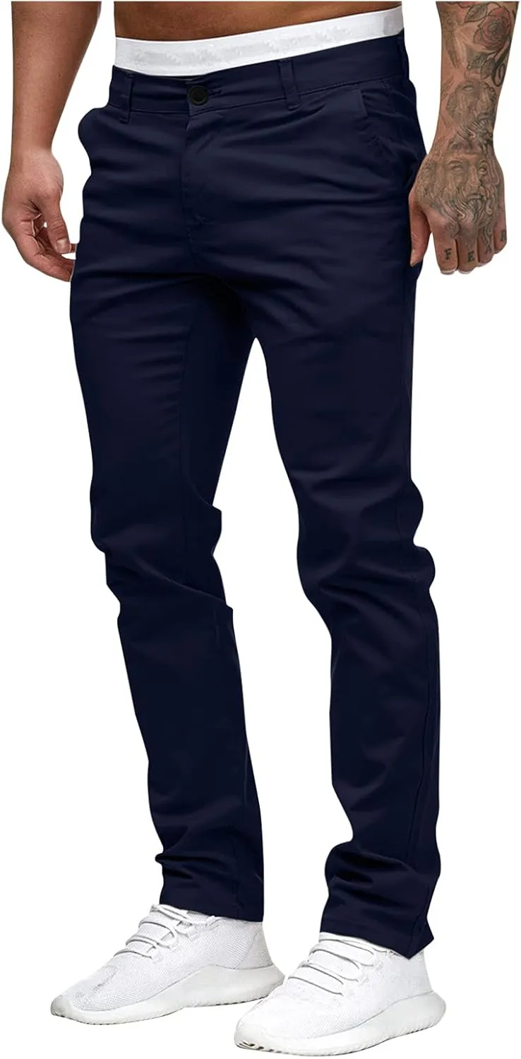 Mens Workout Cargo Sweatpants Leg Cargo Pants with Pockets Mens Sweatpants Big and Tall Fleece Lined Cargo Trousers