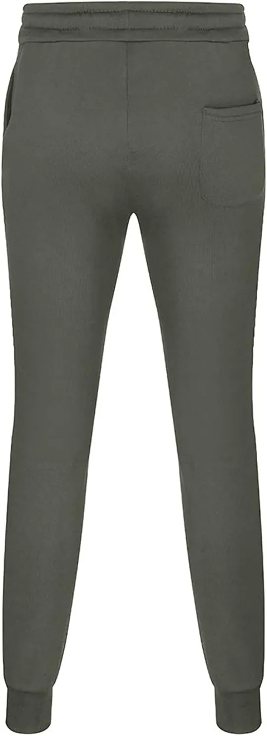 Mens Workout Cargo Sweatpants Mens Cargo Sweatpants Heavyweight Fleece Jogger Pants Drawstring Stretch Sports Trouser