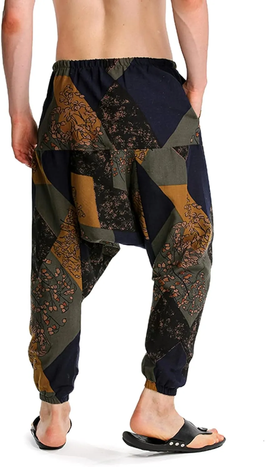 Mens Workout Cargo Sweatpants Outdoor Pant Casual Pants for Men False Zipper Pockets Low Rise Jogging Pants Straight