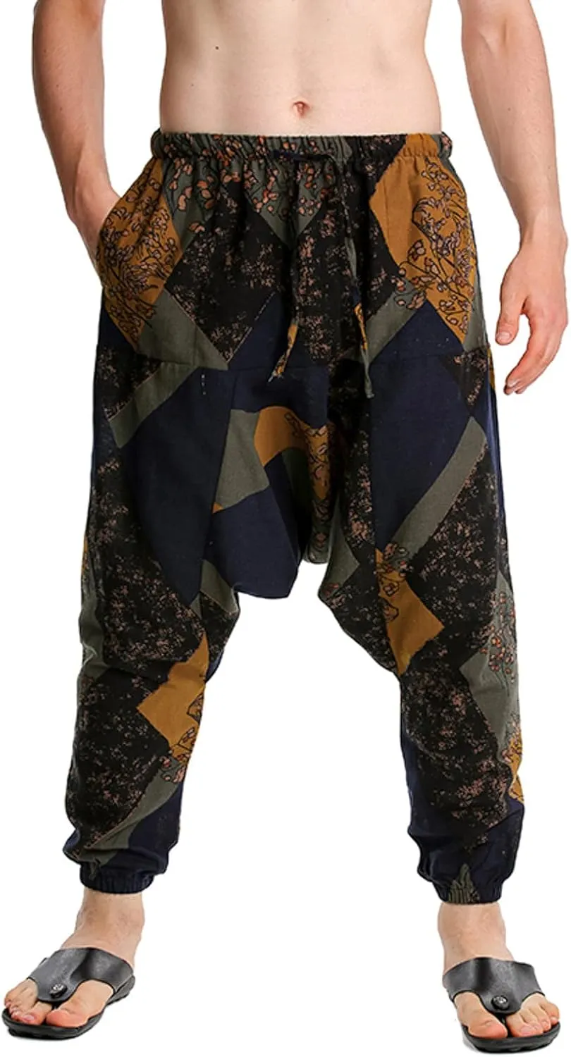 Mens Workout Cargo Sweatpants Outdoor Pant Casual Pants for Men False Zipper Pockets Low Rise Jogging Pants Straight