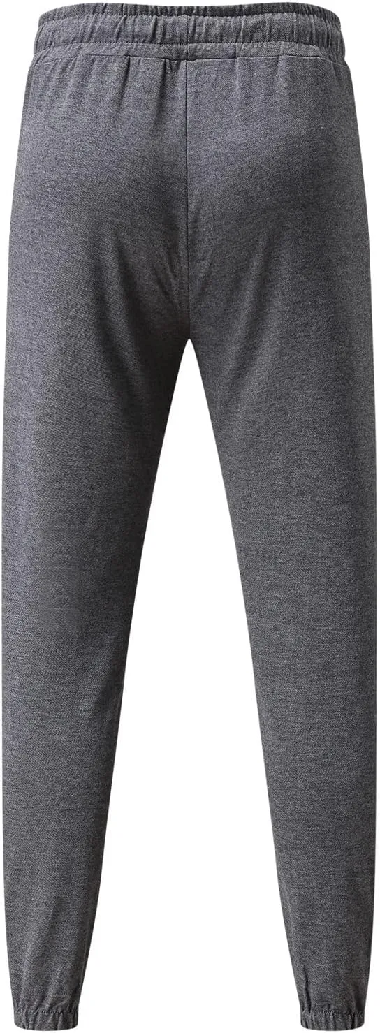 Mens Workout Cargo Sweatpants Sports Trousers Stretch Elastic Waist Gym Running Pants Cargo Hiking Pants Lightweight
