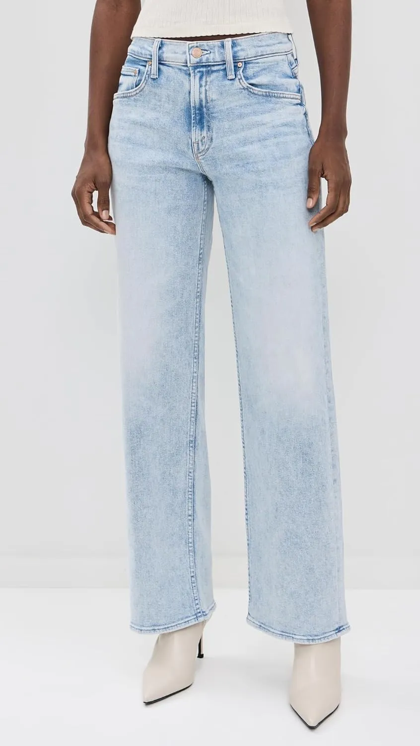 MOTHER Women's The Spinner Zip Sneak Jeans