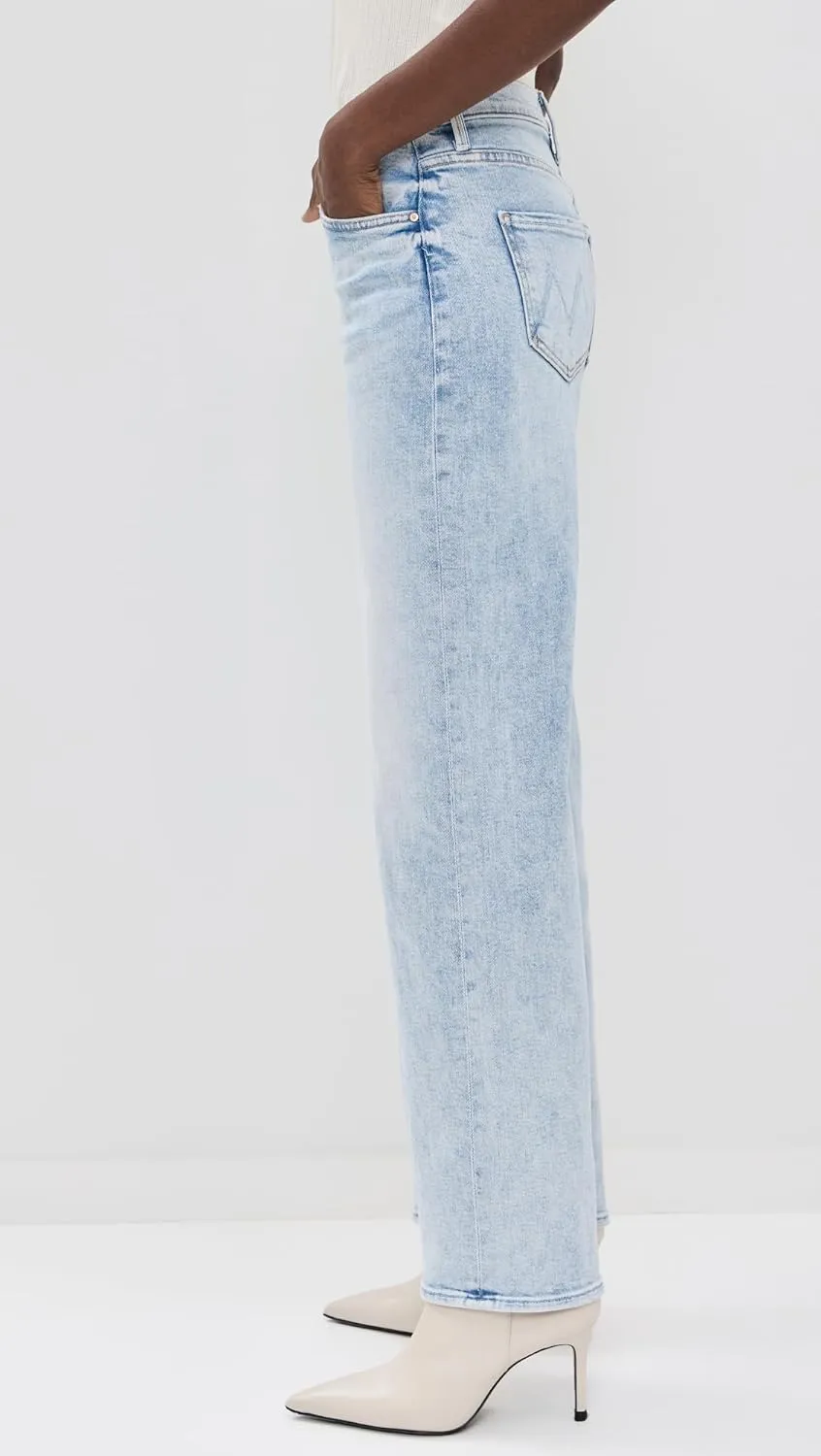 MOTHER Women's The Spinner Zip Sneak Jeans
