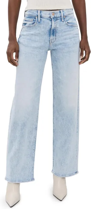 MOTHER Women's The Spinner Zip Sneak Jeans