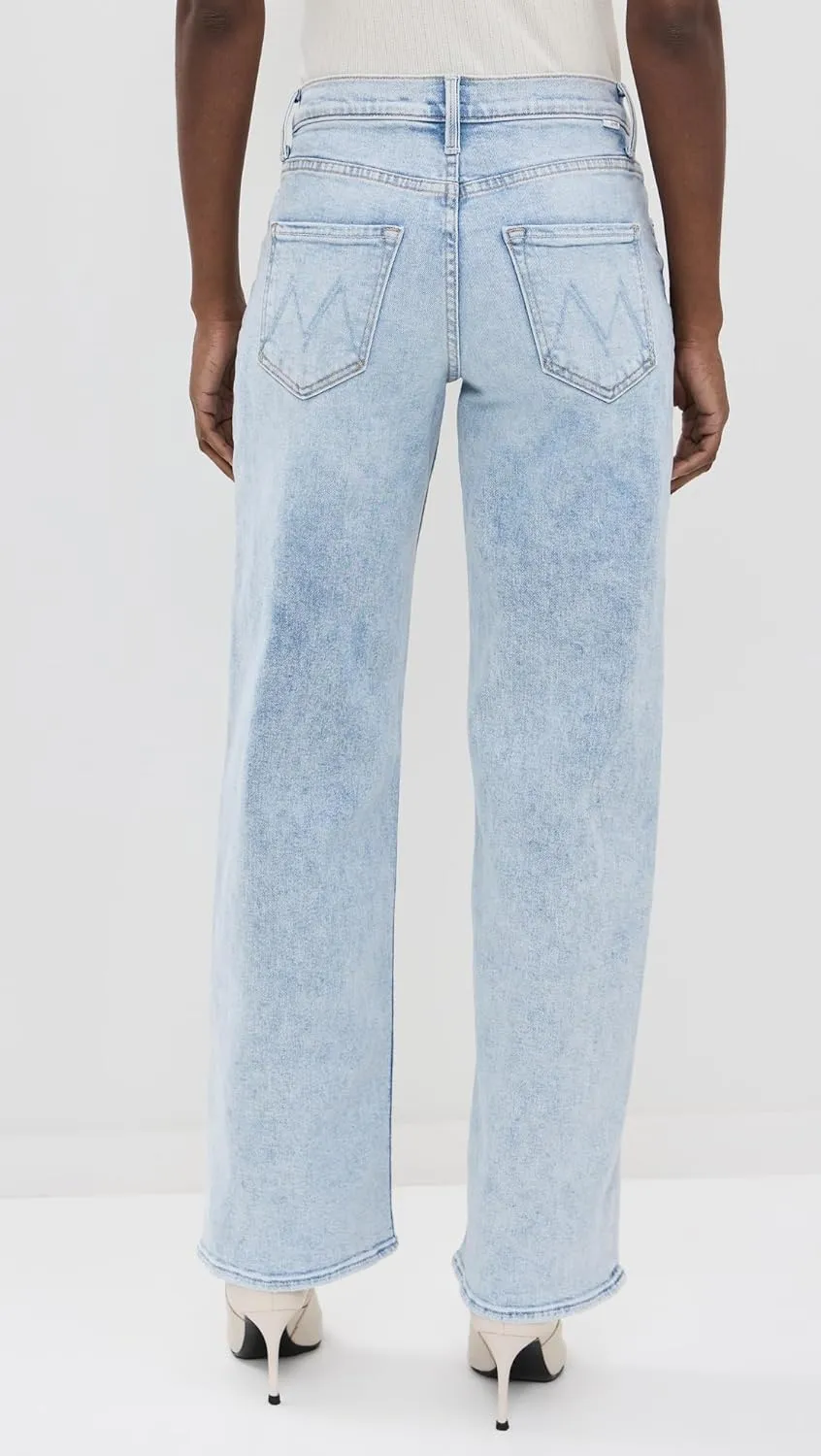 MOTHER Women's The Spinner Zip Sneak Jeans