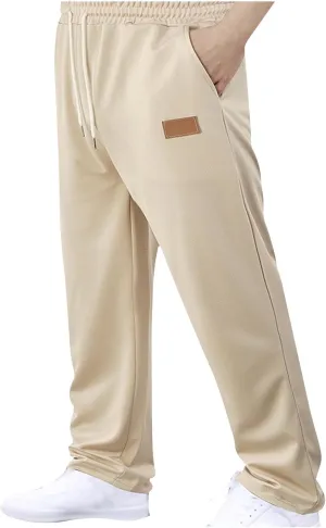 Muscularfit Sweatpants for Men Casual Lounge Pants Drawstring Elastic Waist Summer Sports Trousers Baggy Joggers with Pockets