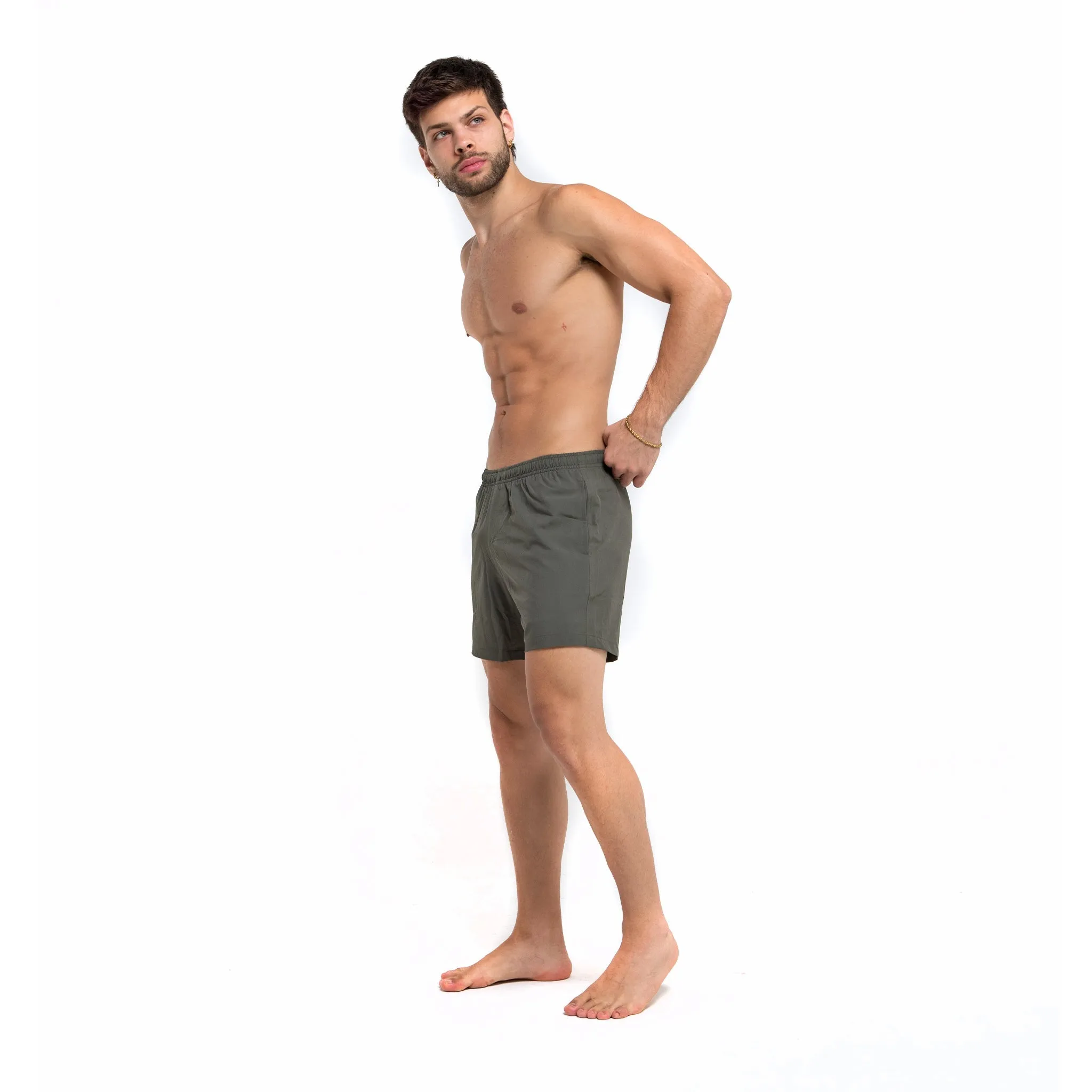 Performance Gym Short   Compression Liner - Green
