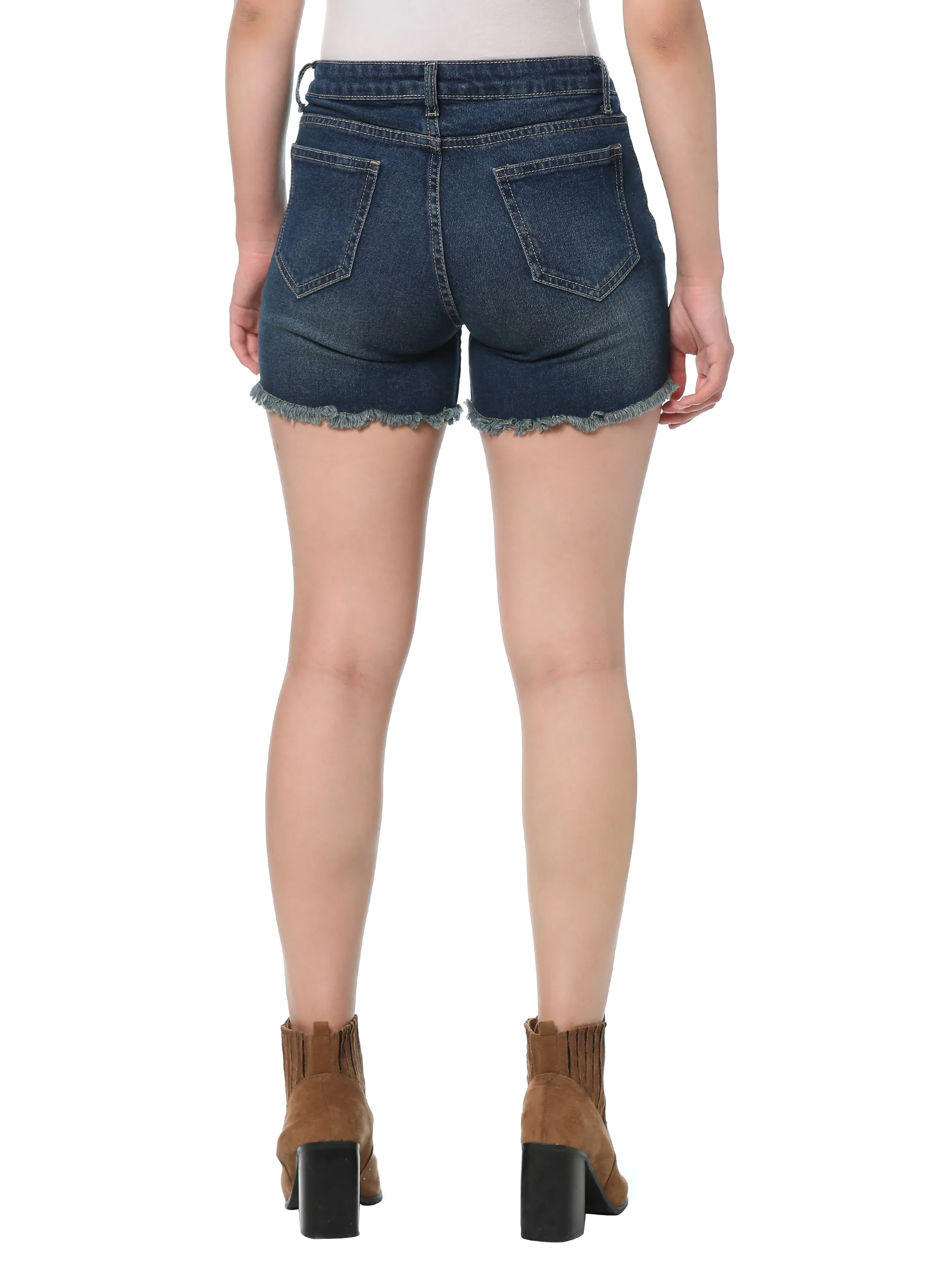 Raggedy Denim Shorts
