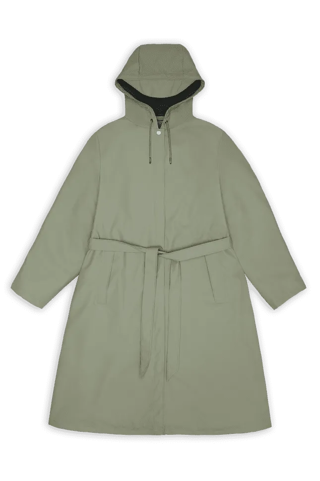Rains - A-Line Longer Jacket Drift