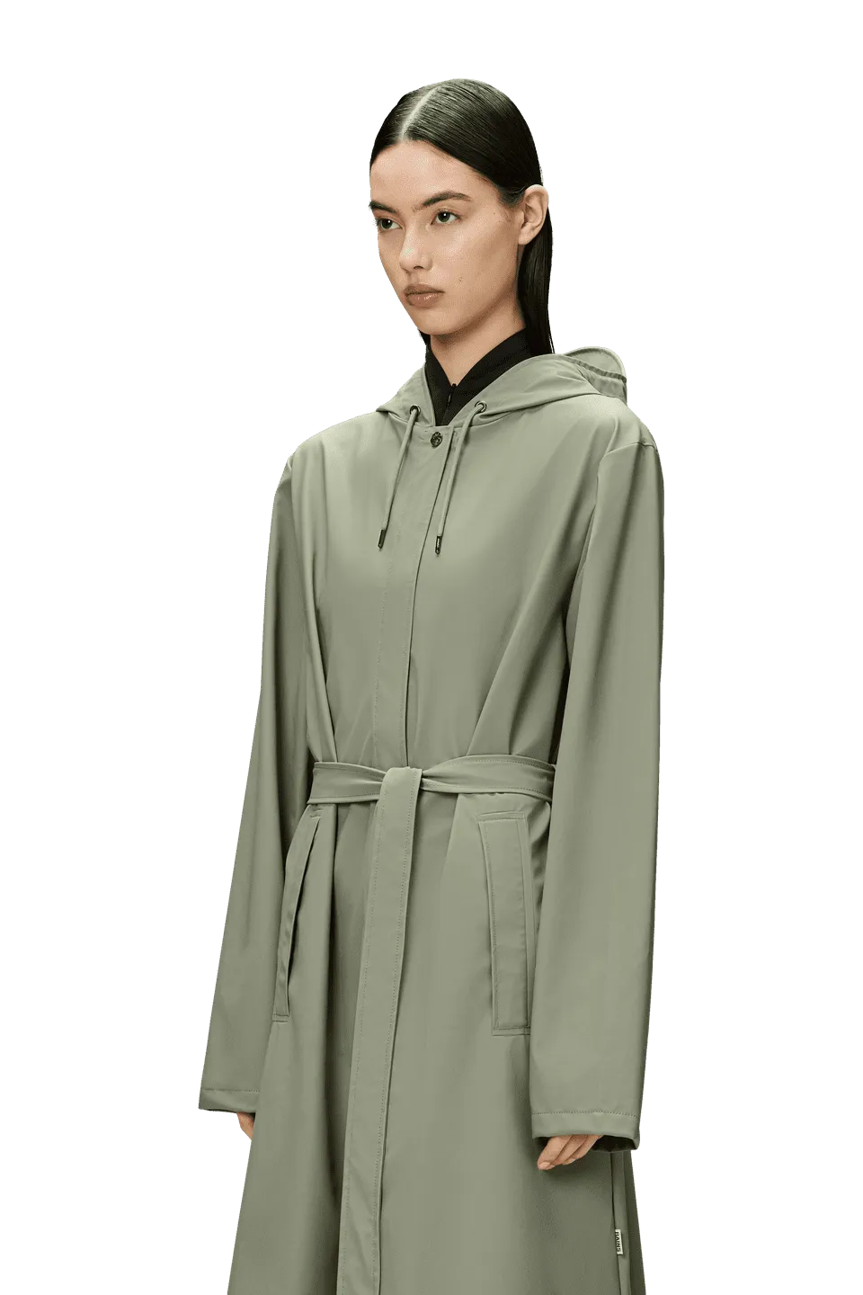 Rains - A-Line Longer Jacket Drift