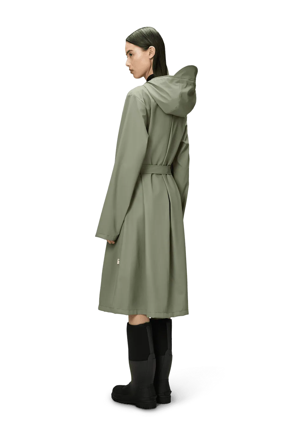 Rains - A-Line Longer Jacket Drift