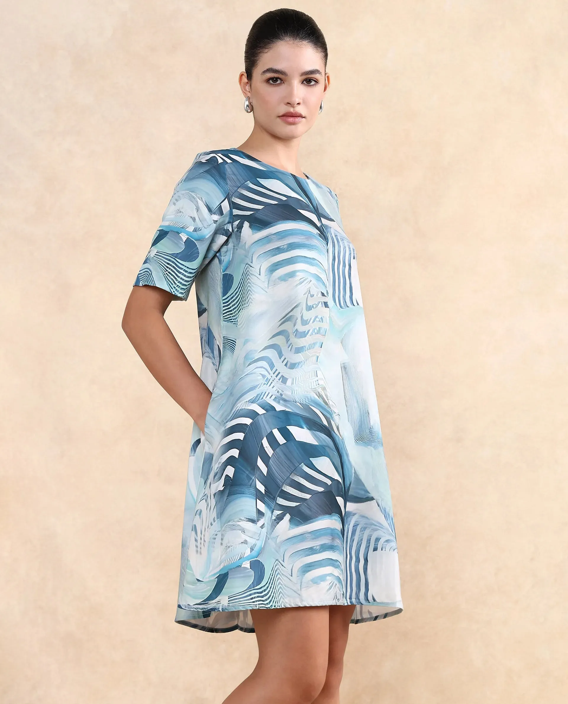 Rareism Women Boberni Multi Printed Dress