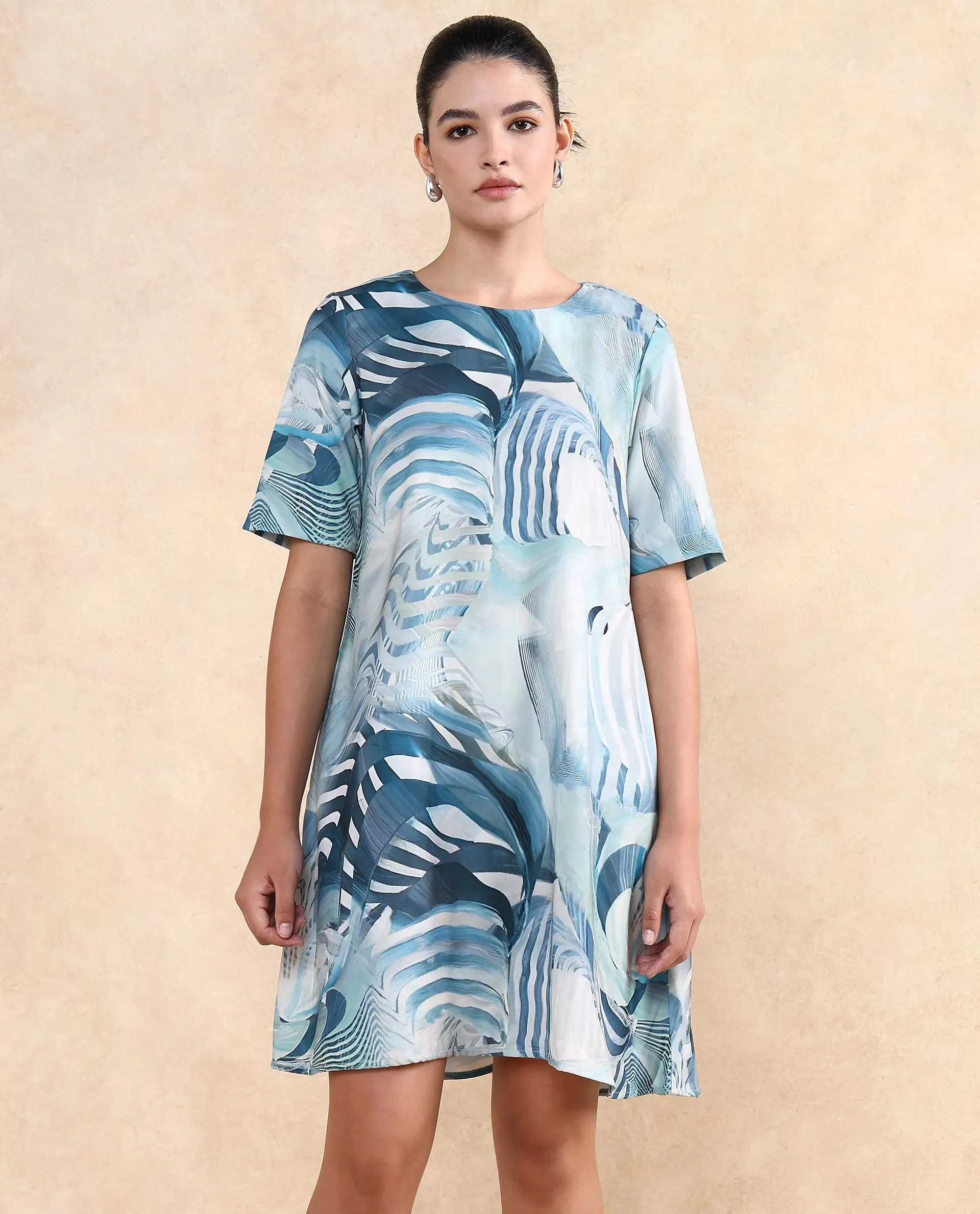 Rareism Women Boberni Multi Printed Dress