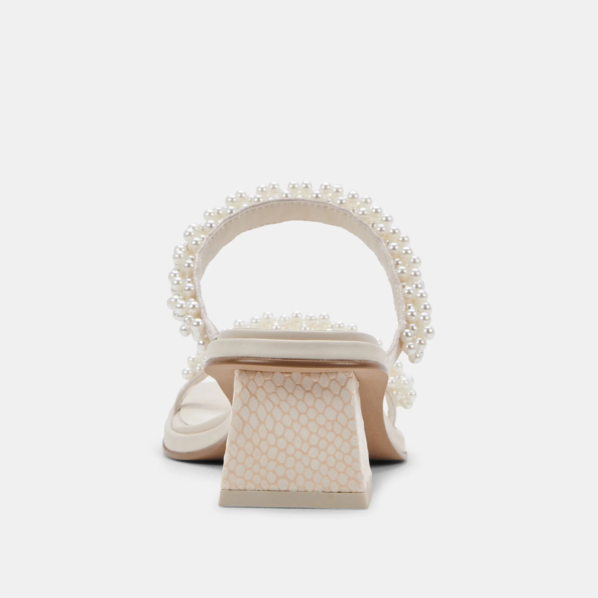 RIVER PEARL WIDE HEELS VANILLA PEARLS - re:vita