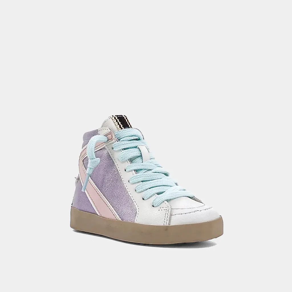 ROONEY METALLIC PURPLE TODDLER SNEAKERS