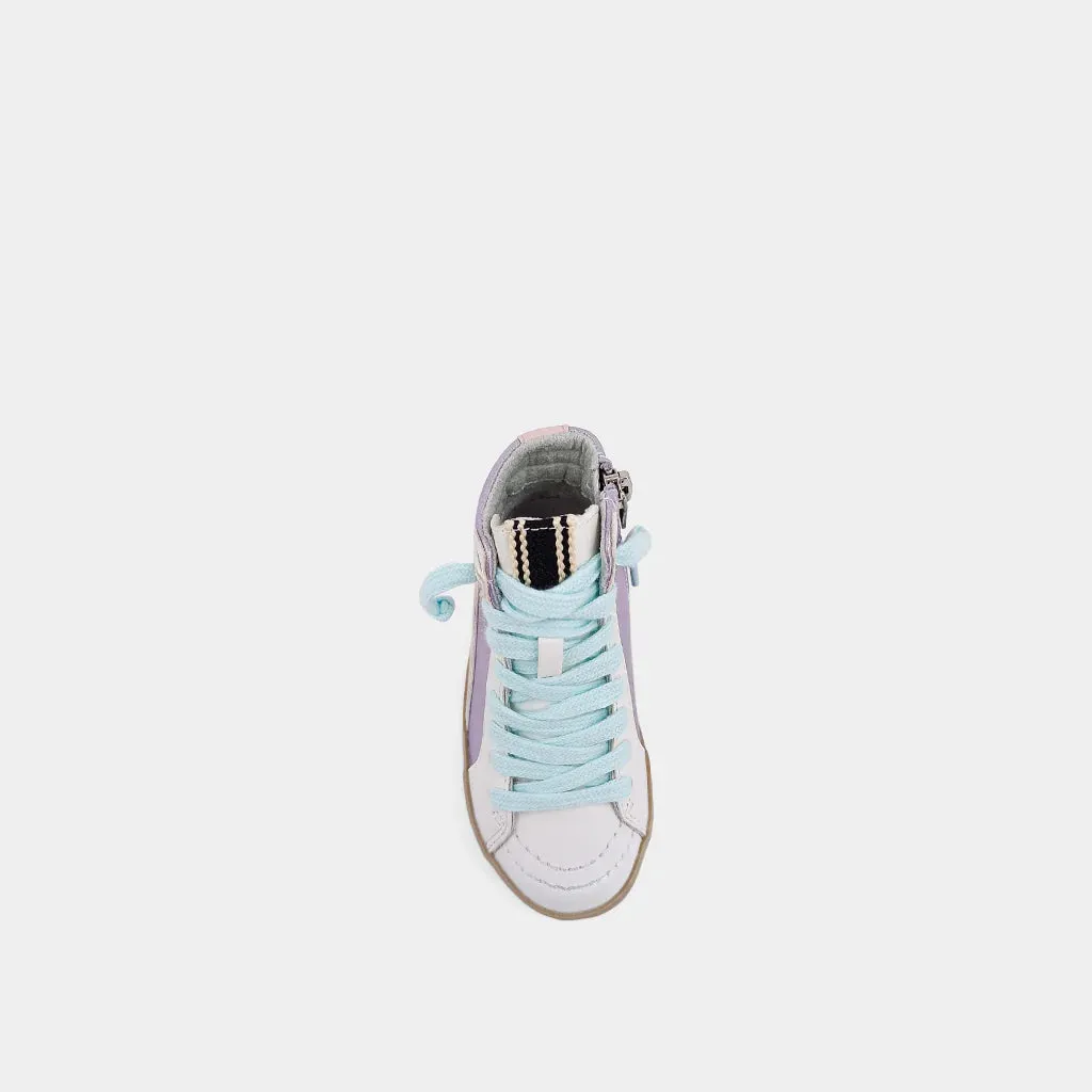 ROONEY METALLIC PURPLE TODDLER SNEAKERS