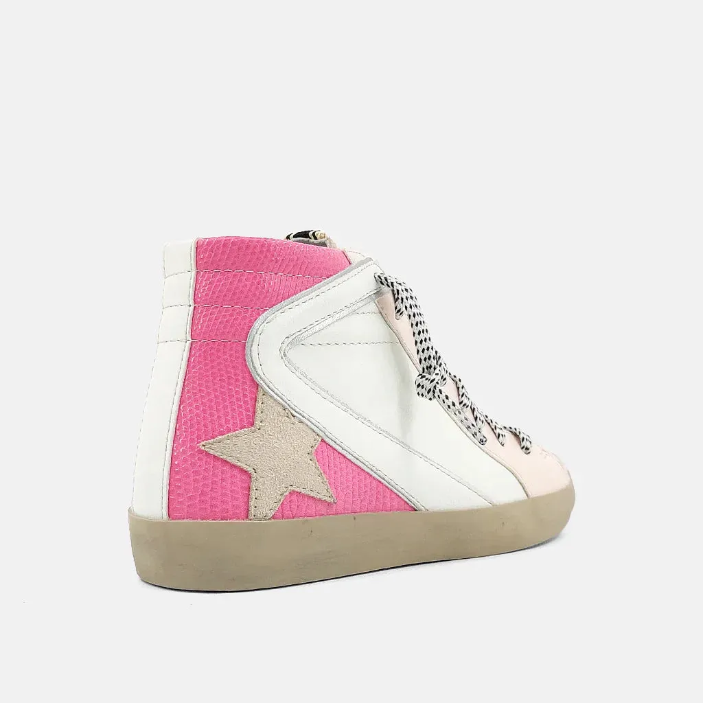 ROONEY PINK LIZARD KIDS SNEAKER
