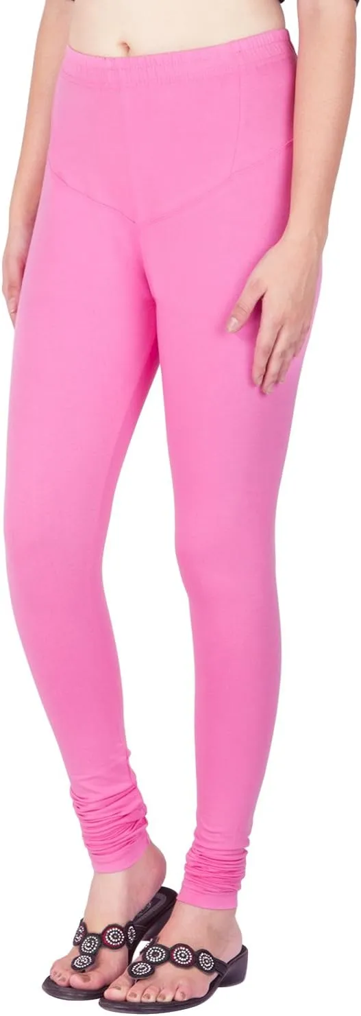 SARJANA HANDICRAFTS Women Cotton Churidar Leggings Authentic Casual Yoga Pants