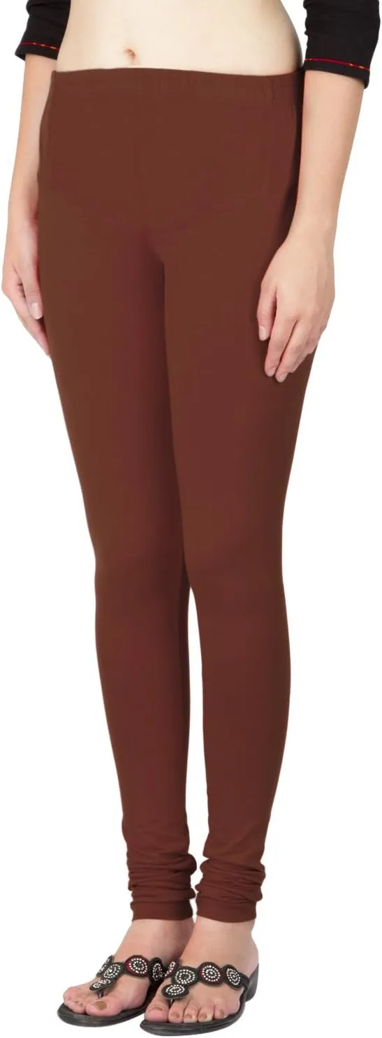 SARJANA HANDICRAFTS Women Cotton Churidar Leggings Authentic Casual Yoga Pants