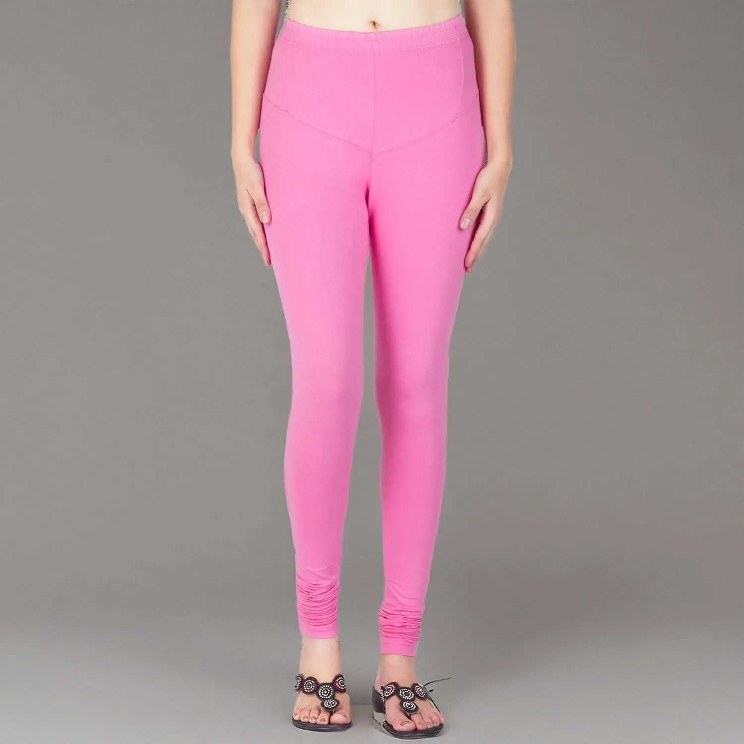 SARJANA HANDICRAFTS Women Cotton Churidar Leggings Authentic Casual Yoga Pants