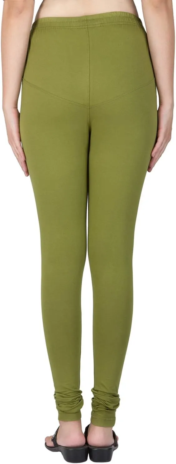 SARJANA HANDICRAFTS Women Cotton Churidar Leggings Authentic Casual Yoga Pants