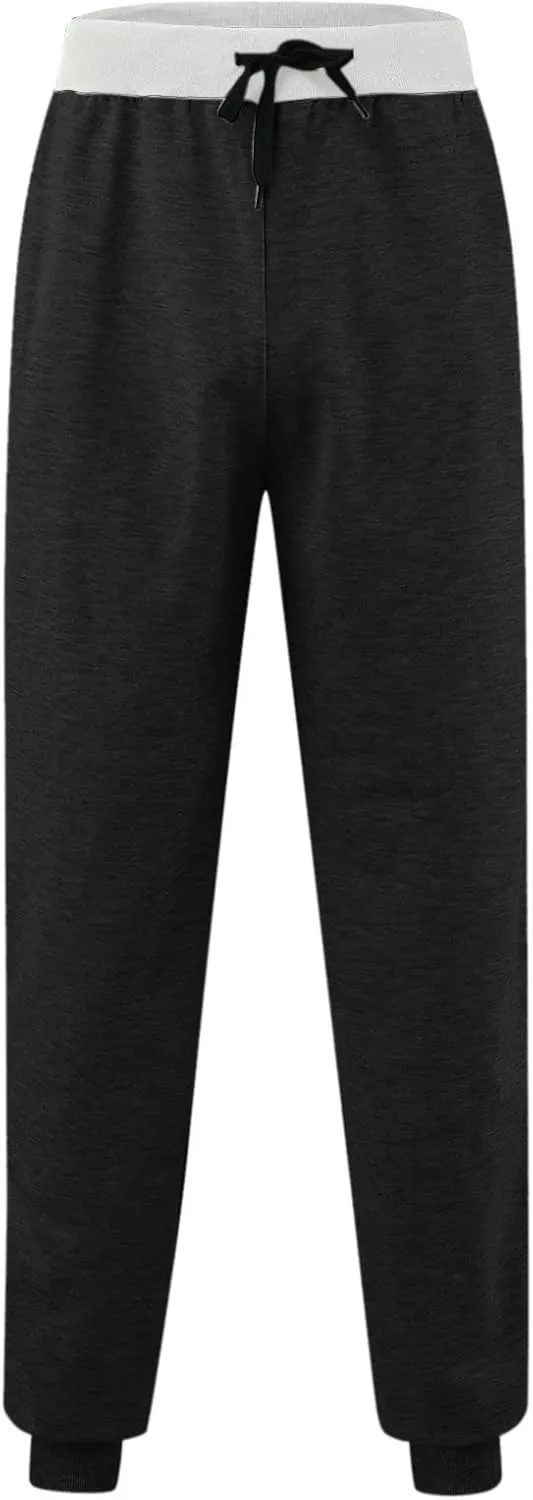sdbrld Sweatpants For Men Mens Cotton Sport Joggers Solid Drawstring Cargo Pants Trendy Hiking Running Sweatpants Trousers
