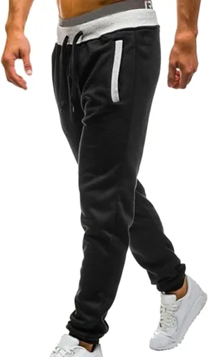 sdbrld Sweatpants For Men Mens Cotton Sport Joggers Solid Drawstring Cargo Pants Trendy Hiking Running Sweatpants Trousers