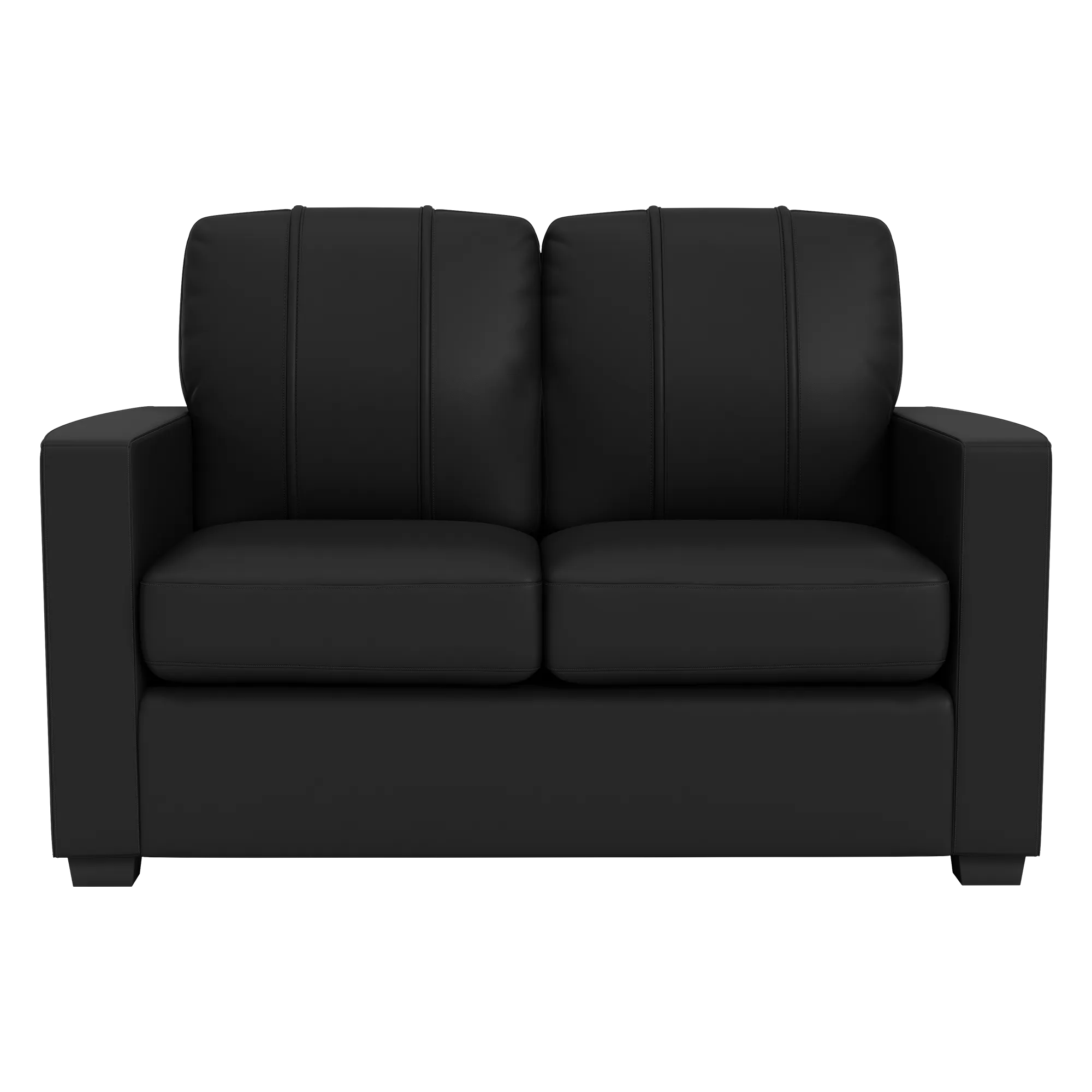 Silver Loveseat with Georgia Tech Yellow Jackets Alternate Buzz Logo